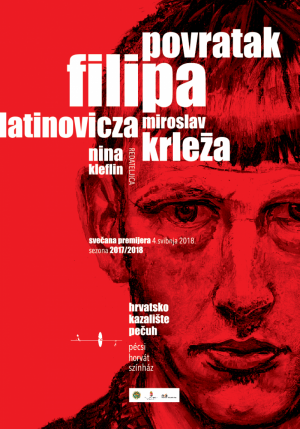 Miroslav Krleža: Povratak Filipa Latinovicza Plakat uveliko 