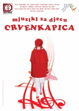 Vjekoslav Janković-Vladimir Andrić: Piroska c. gyerek musical, a “Joza Ivakić” Városi Színház Vinkovci vendégjátéka Plakát nagyban